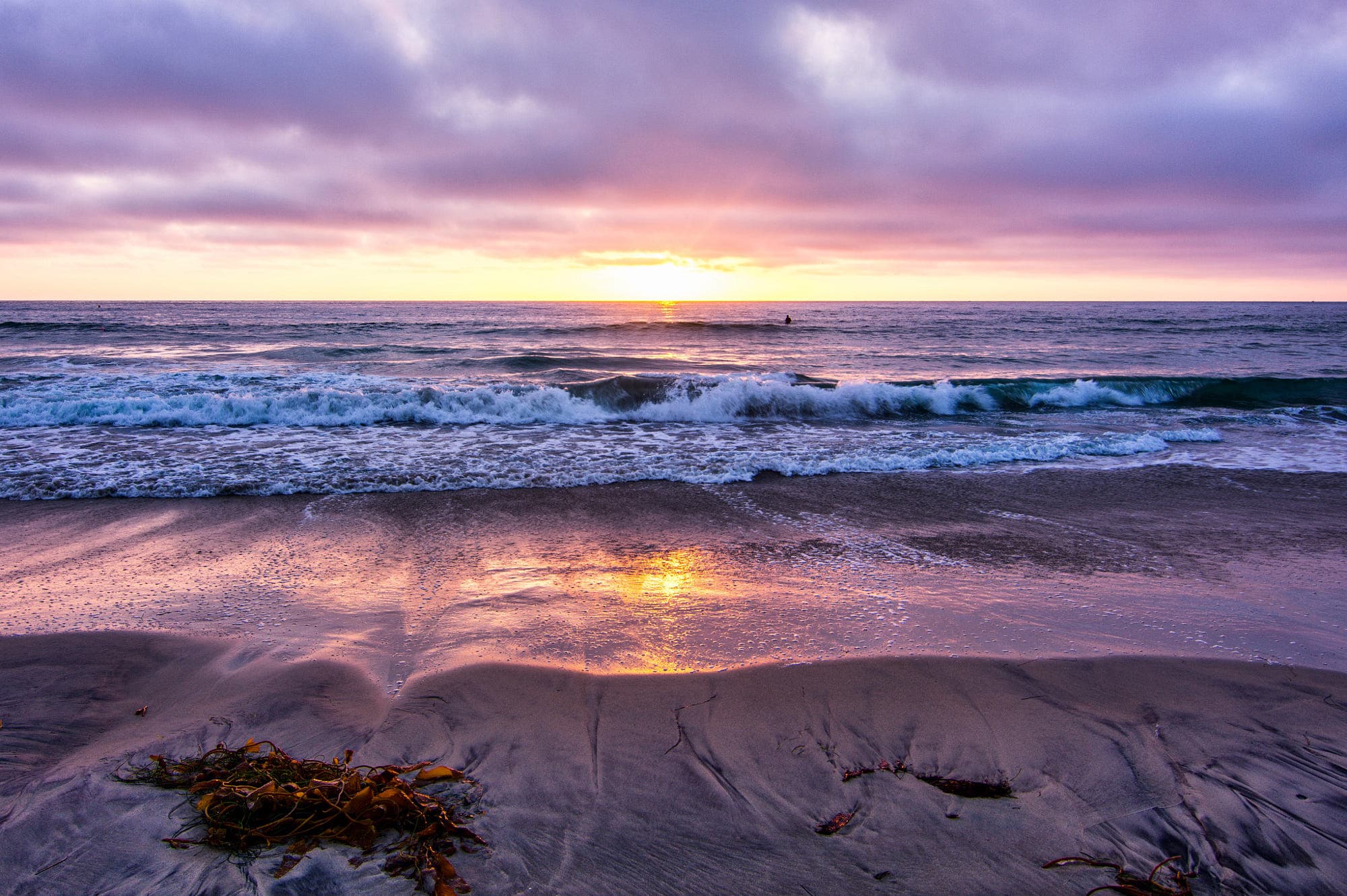 Mission Beach in San Diego, CA.