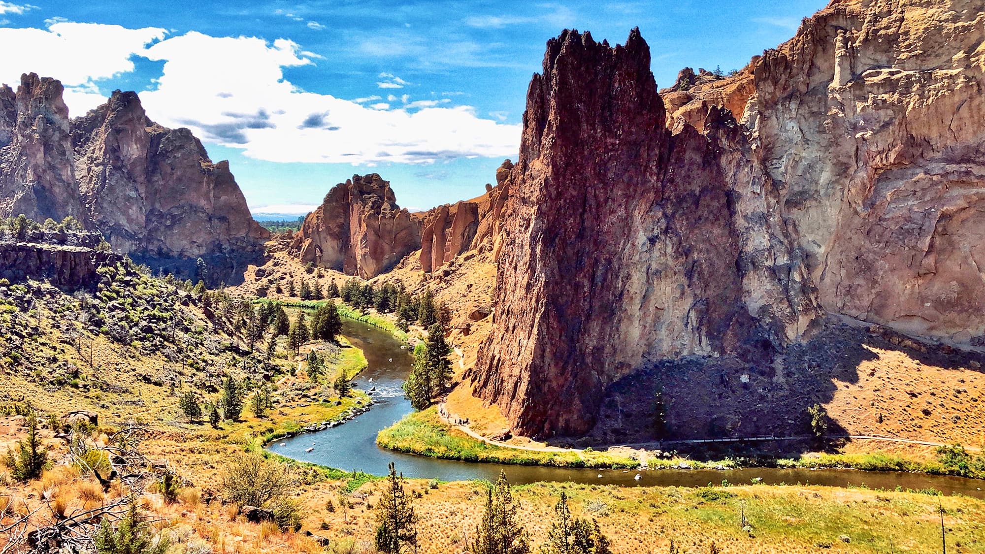 Smith Rock near Bend, Oregon.